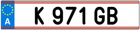 Truck License Plate
